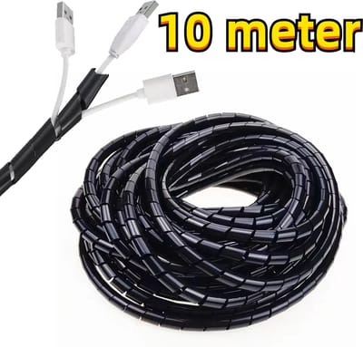 Spiraalband 10 meter - Flexibele Spiraal Kabelslang - Cable eater Kabelgeleider