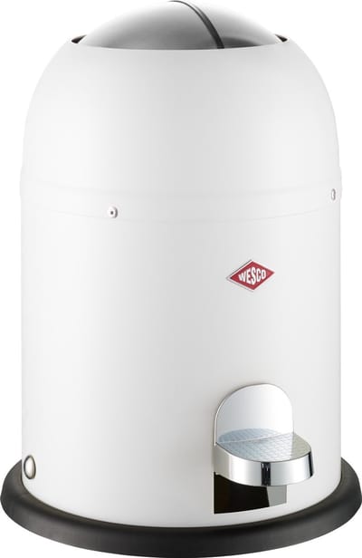 Wesco Mini Master Pedaalemmer - 6 liter - Mat Wit