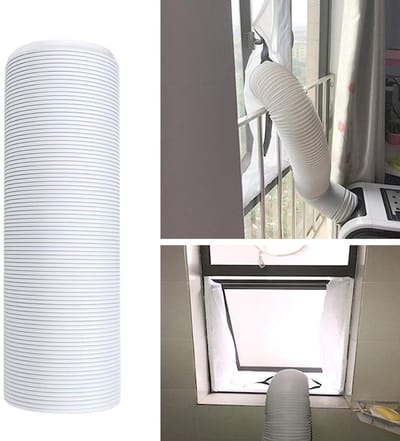 Dailygoods- Airconditionerslang Flexibel - Rekbaar - Draagbaar - Vervanging - Hoogwaardige Materialen - Makkelijk te Installeren - Afzuigslang