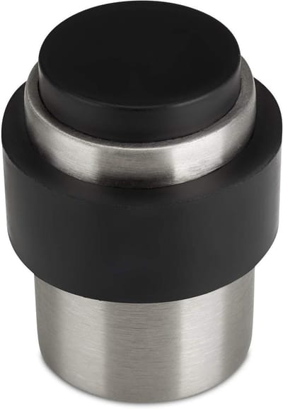 Deurbuffer Roestvrij Staal - Deurstopper - Muren Beschermen - Geborstelde Afwerking - 10 stuks - Zilver