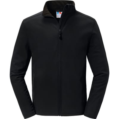 Russell Heren Essential Gerecycled Soft Shell Jasje (Zwart)