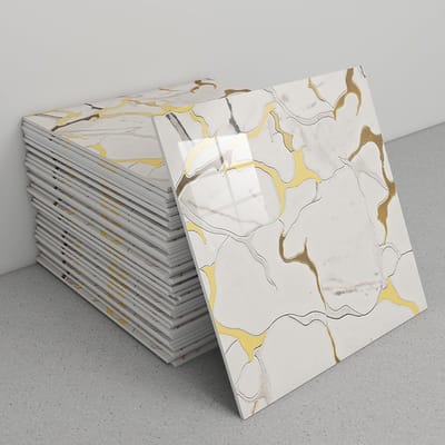Vloertegels Plakken - Zelfklevende Tegels - Vloer Vernieuwen - Eenvoudige Installatie - 30x30 cm - Marmerlook