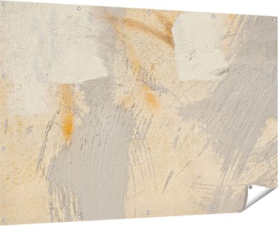 Gards Tuinposter Abstracte Kunst van een Cementen Muur - 180x120 cm - Tuindoek - Tuindecoratie - Wanddecoratie buiten - Tuinschilderij