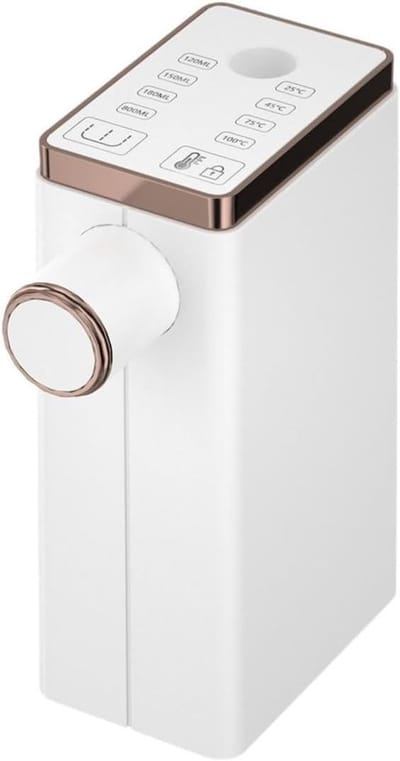 Heetwaterdispenser - Waterkoker - Direct Warm Water - Instelbare Temperatuur - 5.5x10x18.5 cm