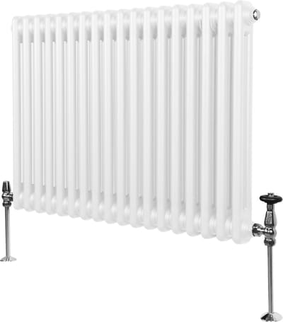 Traditionele 2 kolom radiator - wit - 600x832mm - 15 jaar garantie