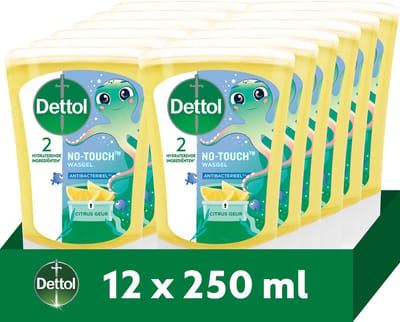 Dettol No-Touch Handzeep Navulling Citrus 250ml - 12 stuks - Voordeelverpakking