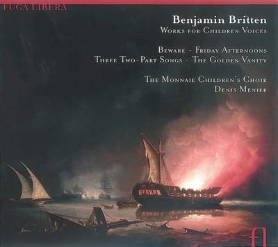 Denis Menier, Choeur D'Enfants De La Monnaie, Bruno Crabbé - Britten: Works For Children Voices (CD)
