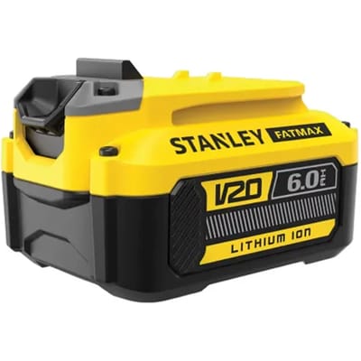Stanley Fatmax Batterij V20 Sfmcb206-xj - Lithium-ion - 18v - 6,0ah - Hoge Capaciteit