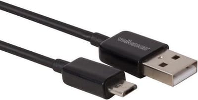 Velleman PCMP62BN2 USB-kabel USB 2.0 2 m USB A Micro-USB A Zwart
