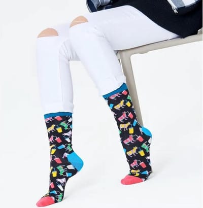Happy Socks - Milkshake Cow - Unisex - maat 36-40