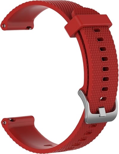 Siliconen bandje - geschikt voor Huawei Watch GT 2 42 mm / GT 3 42 mm Active / Elegant / GT 3 Pro 43 mm en Polar Ignite 2 / 3 / Pacer / Unite - rood