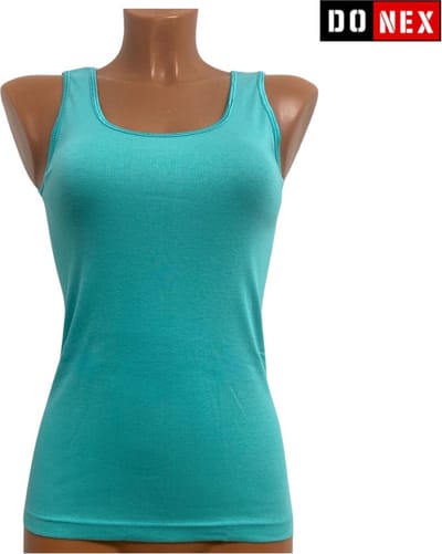 2 Pack Top kwaliteit dames hemd - 100% katoen - Turquoise - Maat XL/XXL