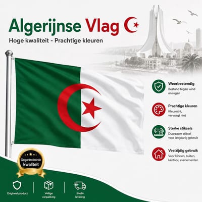 Algerijnse vlag علم الجزائر
