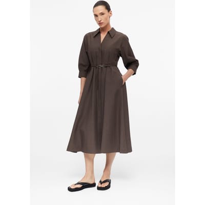 Comma  Dresses Brown Maat: 42 | Blousejurken Outlet | Dames | Bruin