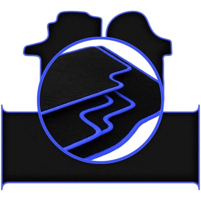 CARLUX-BLUE automatten voor: Mercedes Vito W447 bestelbus (2014-)