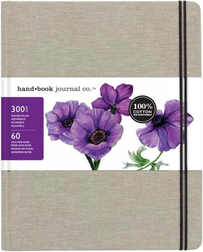 Aquarelstift Schetsboek Hardcover Linnen - 100% Katoen Koudgeperst Papier A5