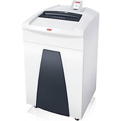 HSM SECURIO P36i papiervernietiger, veiligheidsniveau P-4, deeltjes snijden 4,5 x 30 mm, 29 vel, CD papiervernietiger, wit