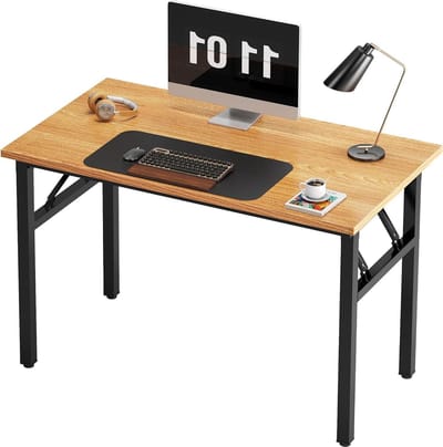 Vouwbureau Compact - Kleine tafel - Thuiswerken - Geen montage nodig - 80x40 cm - Zwart