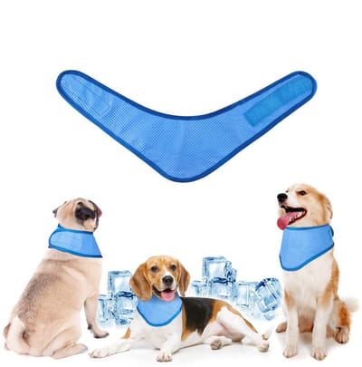 longziming -Koelend Hondenhalsband - Verkoelende Huisdierensjaal - Huisdier Accessoire - Langdurige Koeling - Herbruikbaar Wateractief Design - PVA - Comfortabel·Ademend & Draagbaar - S -1 Stuk