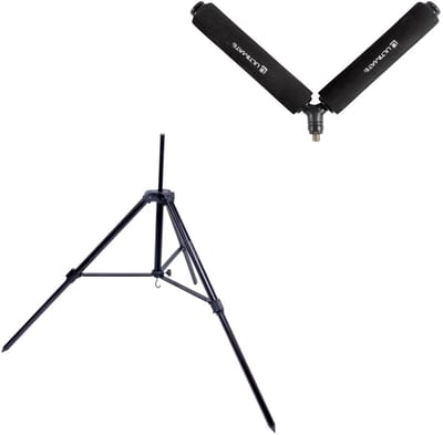 Ultimate Adjustable Tripod With EVA V-Roller Rest 6'' - Hengelsteun