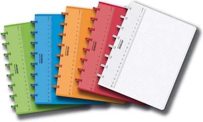 Schrift Adoc Colorlines A5 ruit 5x5mm 144blz 90gr PP assorti | 1 stuks