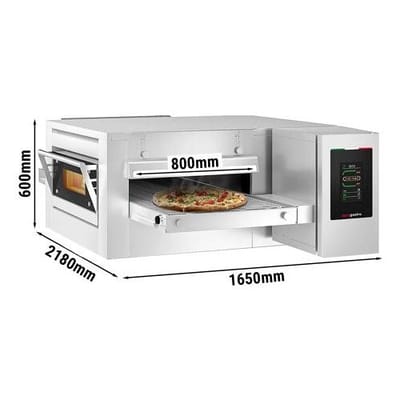 GGM Gastro Elektro Durchlaufofen - 1650x2150mm - Touch - Bandbreite: 800mm