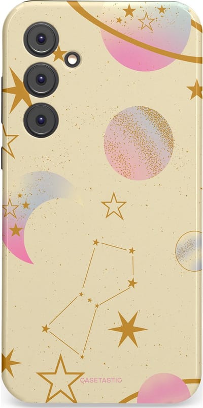 Casetastic Hoesje Geschikt voor Samsung A35 - Stijlvolle Beschermende Duo-layer Case - Zomerse nacht