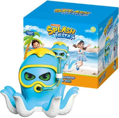 Octopus Watersproeier - Tuin Sproeier Kinderen - Buiten Spelen - Veilig Waterplezier - 185 x 16 x 156 cm - Octopus
