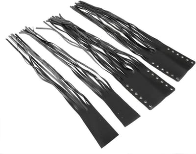 Motor Handvat Kwastjes - Stuur Decoratie - Motor Rit - Universele Pasvorm - 22/25mm Stuur - Zwart