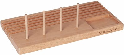 Liniaal Rack - Houten Opberger - Hobby Naaien - Zes Handige Slots - 305 x 155 cm - Natuurlijk Hout
