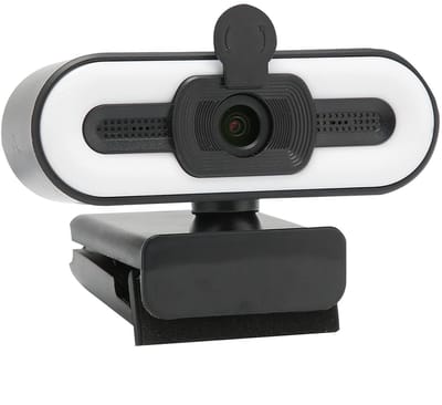 Vt products - Webcam HD 1080p - USB Webcam met Microfoon - Ideaal voor Videoconferenties - Inclusief LED Verlichting - Perfect voor Streaming - Plug-a