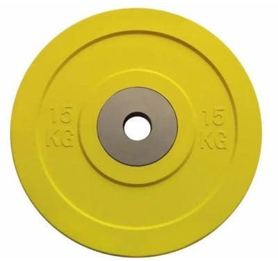 Toorx Fitness - Bumper Plates - Challenge - 15 kg - Gewicht Schijf - Sport Gewichten - Fitness - Per Stuk