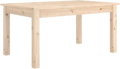 Houten Salontafel Massief Grenenhout Rechthoekig 80x50x40 cm