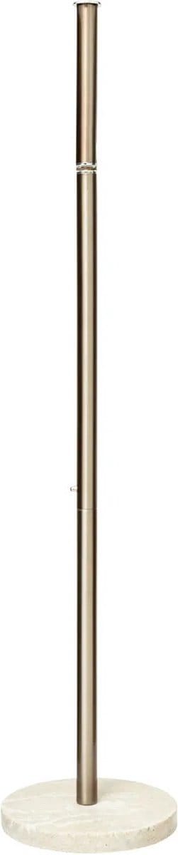 5Five Reserverolhouder - zilver/marmer - 6 rollen - metaal - 60 cm- wc rolhouder - toiletrolhouder