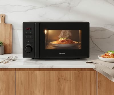 Solo magnetron - Compacte oven - Maaltijden opwarmen - 5 standen - 20 liter - Matzwart