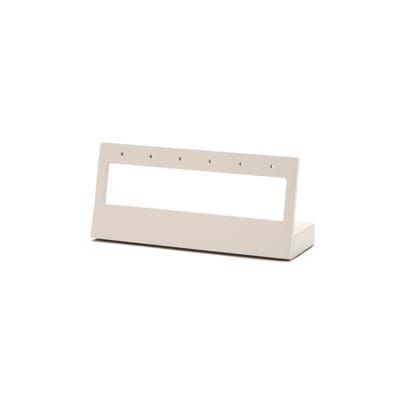 Oorringen display beige
