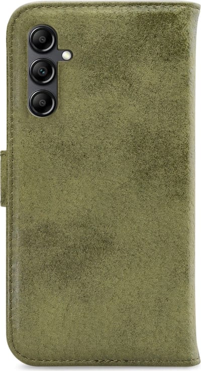 My Style Telefoonhoesje geschikt voor Samsung Galaxy A14 Hoesje | My Style Flex Wallet Bookcase Portemonnee | Pasjeshouder voor 3 Pasjes | Telefoonhoesje voor Pinpas / OV Kaart / Rijbewijs - Olive | Groen