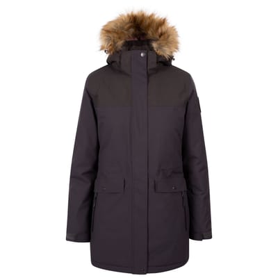 Trespass Dames/Dames Miranda DLX Waterdichte Jas (Donkergrijs)
