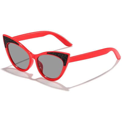 Mooie Kattenoog Kinderzonnebril Glanzende Strik Zonnebril Kinderen Schattige Brillen Trend Meisjes Jongen Brillen Gafas De Sol Mujer