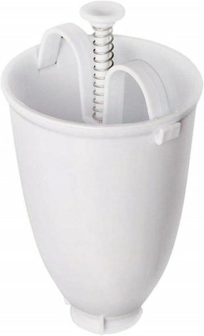Donut Maker Mal - Donutmachine Bakkerij - Zelf Gebak Maken - Handmatige Bediening - 104 Gram - Wit