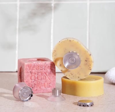 Magnetische Zeephouder - Soap Sucker - Zuignap - Geschikt voor Zeepblok - Soapbar Holder - Zeepbakje - Zeep Houder
