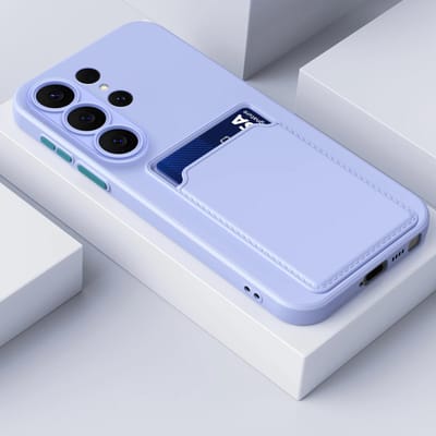 Pour Pour Samsung Galaxy S26 Ultra S26Ultra Coque Avec Porte-Carte Sac Housse en Silicone Résistante aux Chocs Pour Pour Samsung S26 Plus Coques de Téléphone For Galaxy S25FE