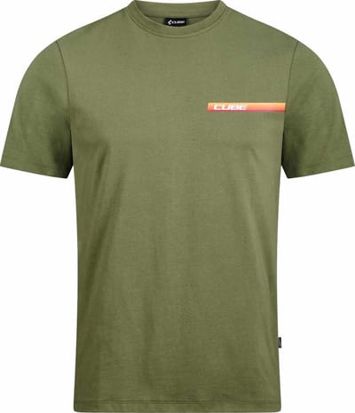 CUBE Organisch Fietsshirt RETRO OLIVE M