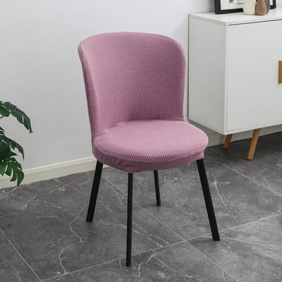 Moderne Minimalistische Boog Rooster Elastische Ronde Kussenhoes Stoelhoes Restaurant Verdikte Rugleuning Geïntegreerd 40CM
