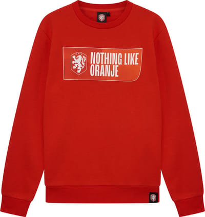 Nederlands Elftal Sweater Heren - Maat S - Oranje Trui - Officiële KNVB Merchandise