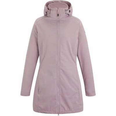 Carisbrooke waterafstotende lange softshelljas met capuchon voor dames
