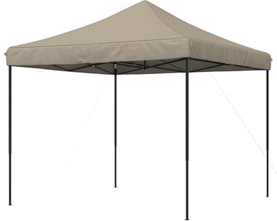 Partytent Taupe - Tuintent Gazebo - Buitenfeesten Organiseren - UV- en Waterbestendig - 292x292x315 cm - Taupe