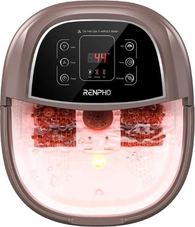 Luxe Voetbad – Voetenbad met Massage – Zwembad – Zout – Voetenbadjes - Instelbare Tenperatuur – Shiatsu Rollers – 3 Massagemodi – PTC Verwarming – Wielen