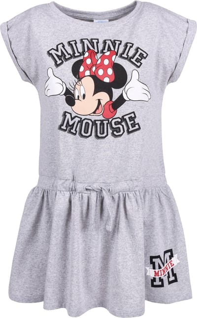 Grijs gemêleerd kinderjurkje Minnie Mouse DISNEY