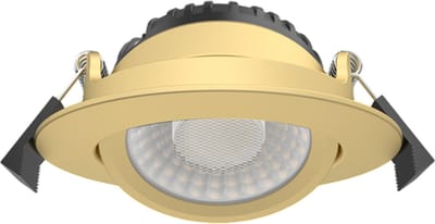 LED Inbouwspot Messing - SLIM FIT - 5W/7W - CCT 2700K/3000K/4000K - IP65 - Dimbaar | Geen fitting | Extra Warm Wit-Warm Wit-Koel Wit | 5W-7W | 50.000 Branduren